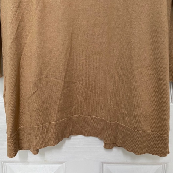 Soft Warm Brown Long Cardigan with Pockets - Picture 6 of 12